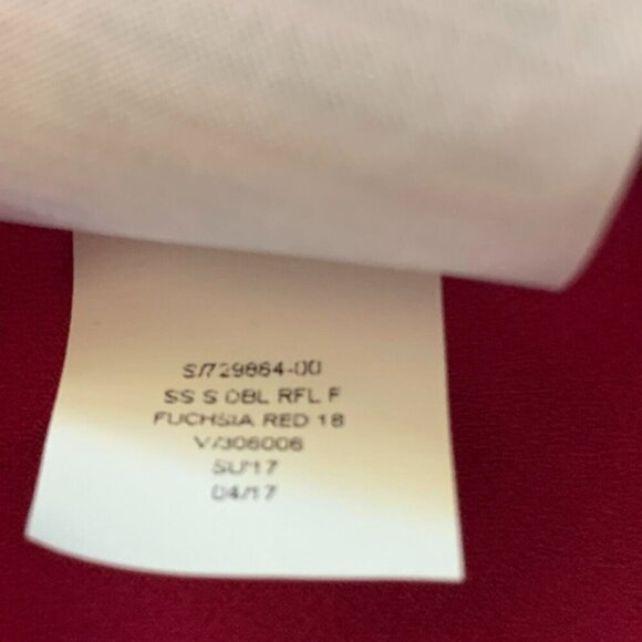 NWT Banana Republic Flutter-Sleeve Ruffle Blouse Sz Petite XS Pink #43K - Picture 7 of 7